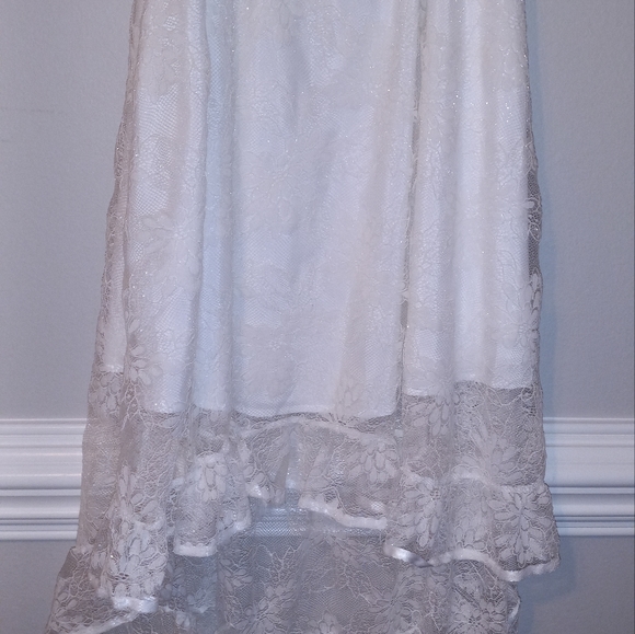 White Lace Dress size 1xl - Picture 4 of 5